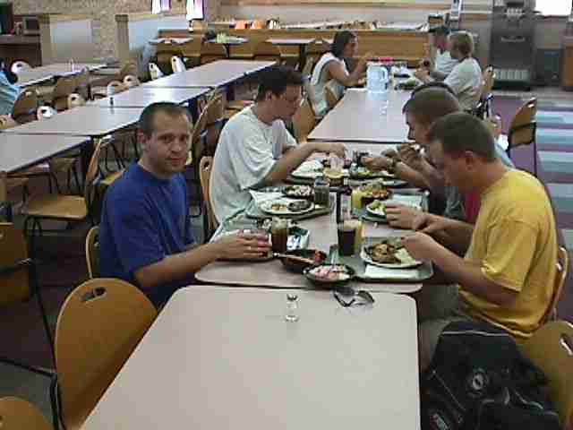 Photo taken in the dining hall